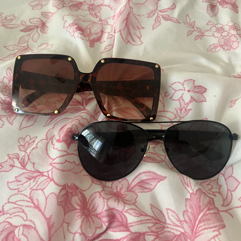 Prada and Chanel Sunglasses set of 2